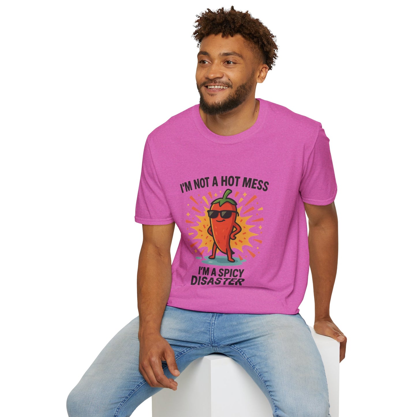 Spicy Disaster T-Shirt - Funny Unisex Tee, Gift for Friends, Casual Wear, Humorous Apparel, Birthday Gift, Summer Vibes