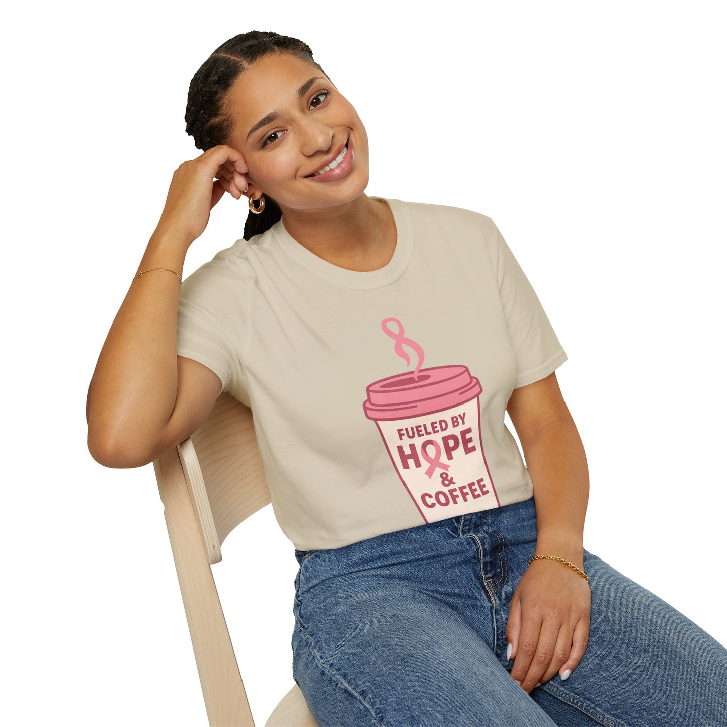 Fueled by Hope & Coffee | Inspirational Graphic Tee