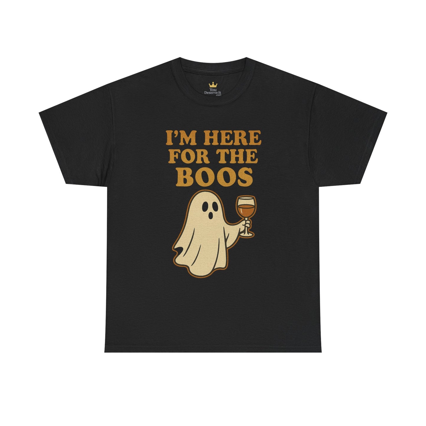 I'm Here for the Boos | Funny Halloween Wine Shirt