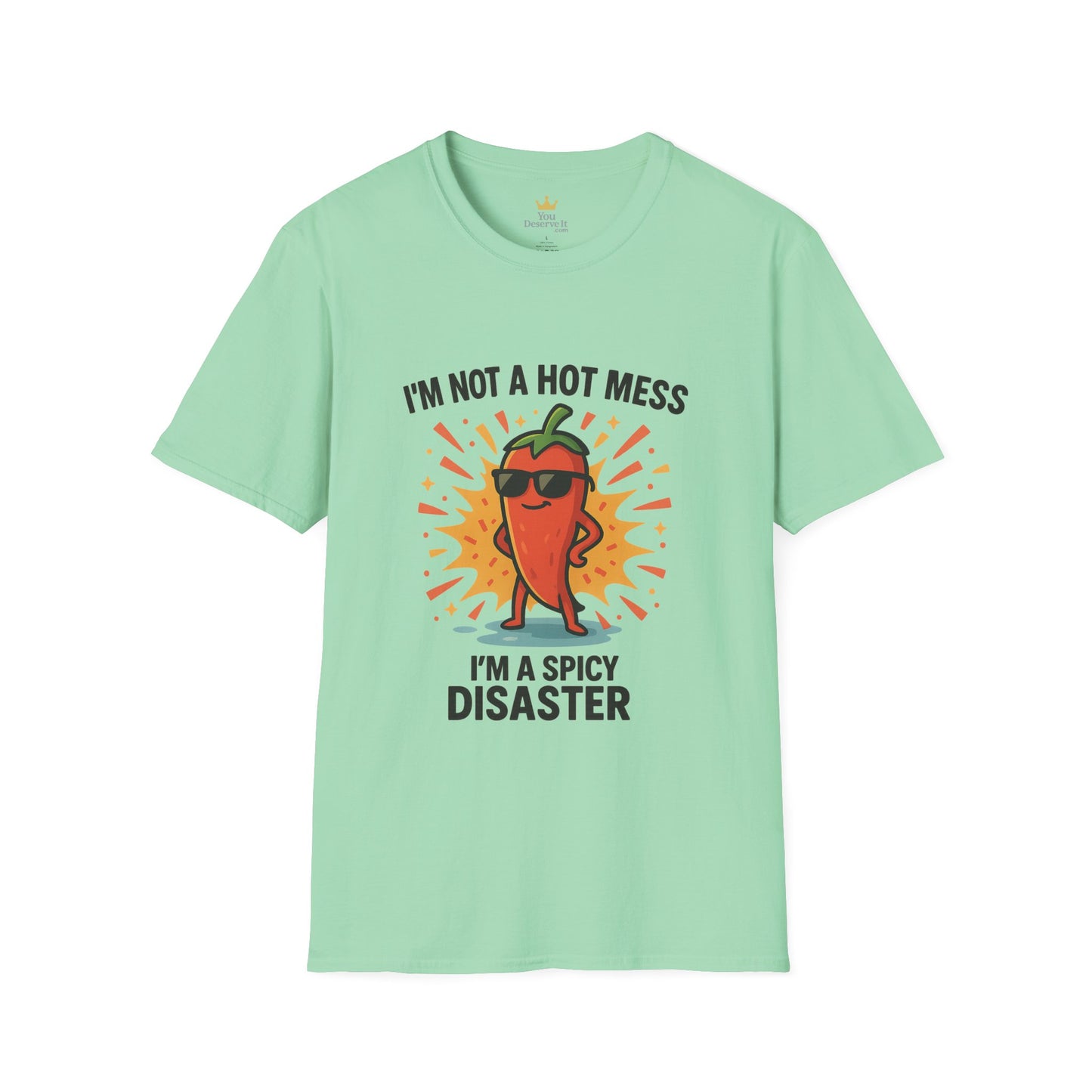 Spicy Disaster T-Shirt - Funny Unisex Tee, Gift for Friends, Casual Wear, Humorous Apparel, Birthday Gift, Summer Vibes