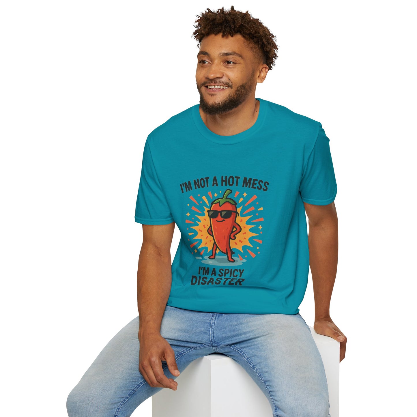 Spicy Disaster T-Shirt - Funny Unisex Tee, Gift for Friends, Casual Wear, Humorous Apparel, Birthday Gift, Summer Vibes