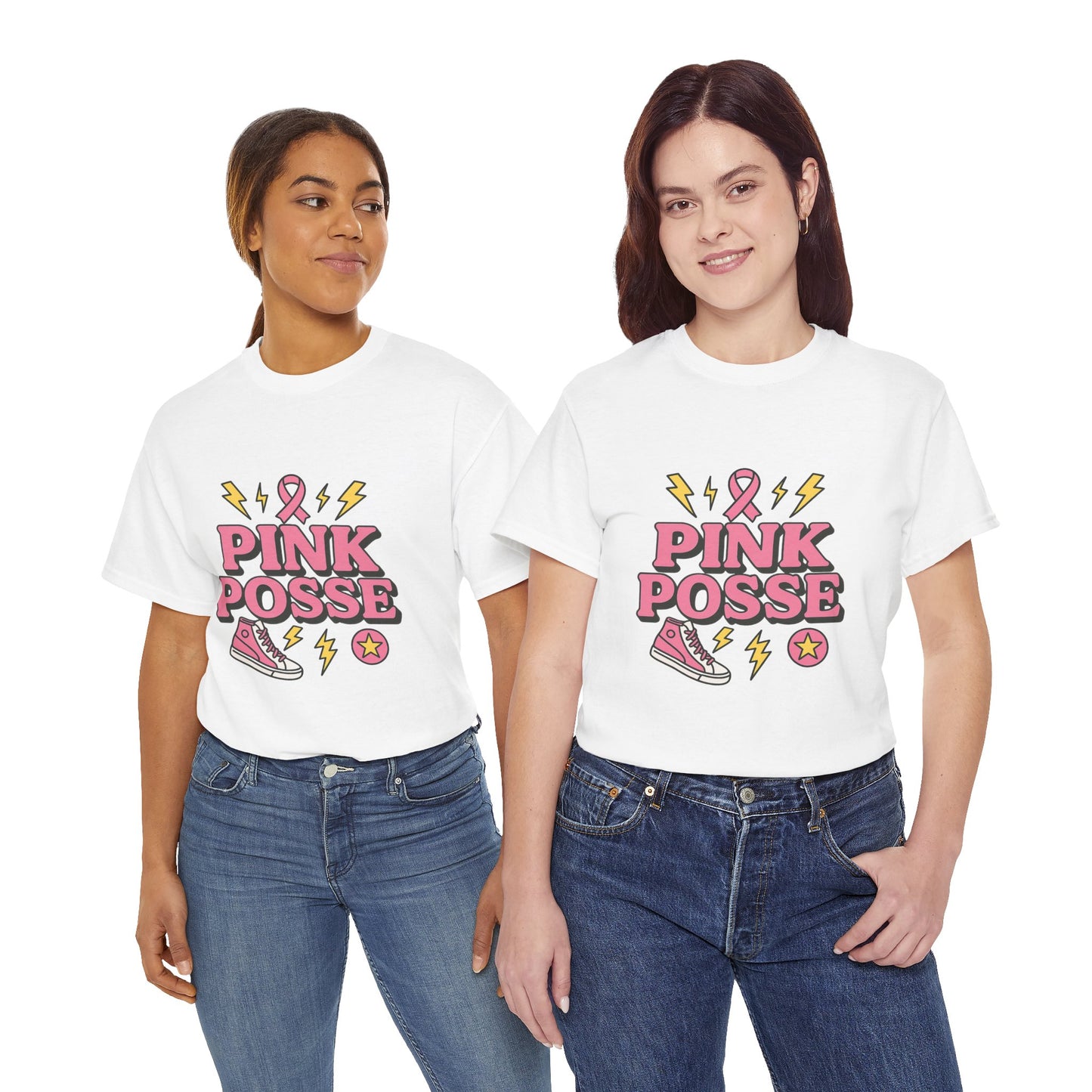 Pink Posse | Retro Breast Cancer Awareness Tee