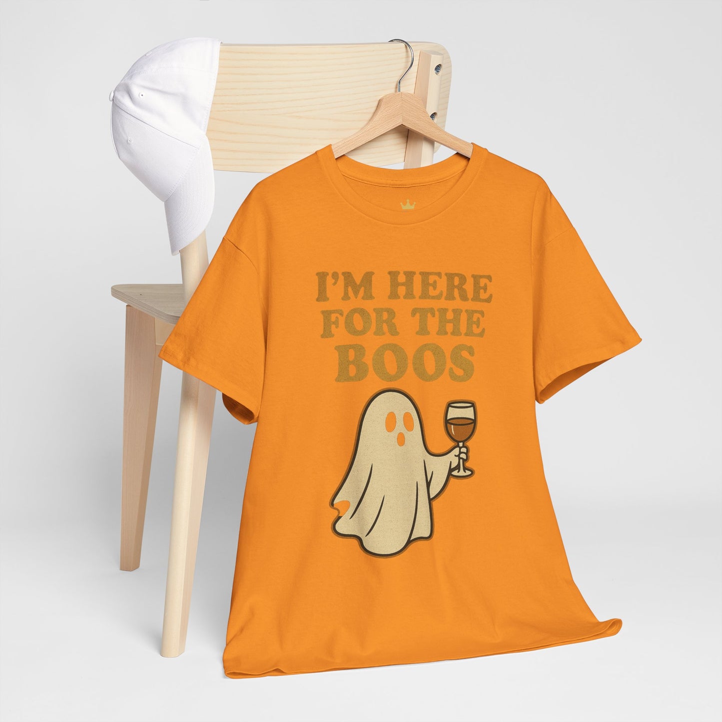 I'm Here for the Boos | Funny Halloween Wine Shirt