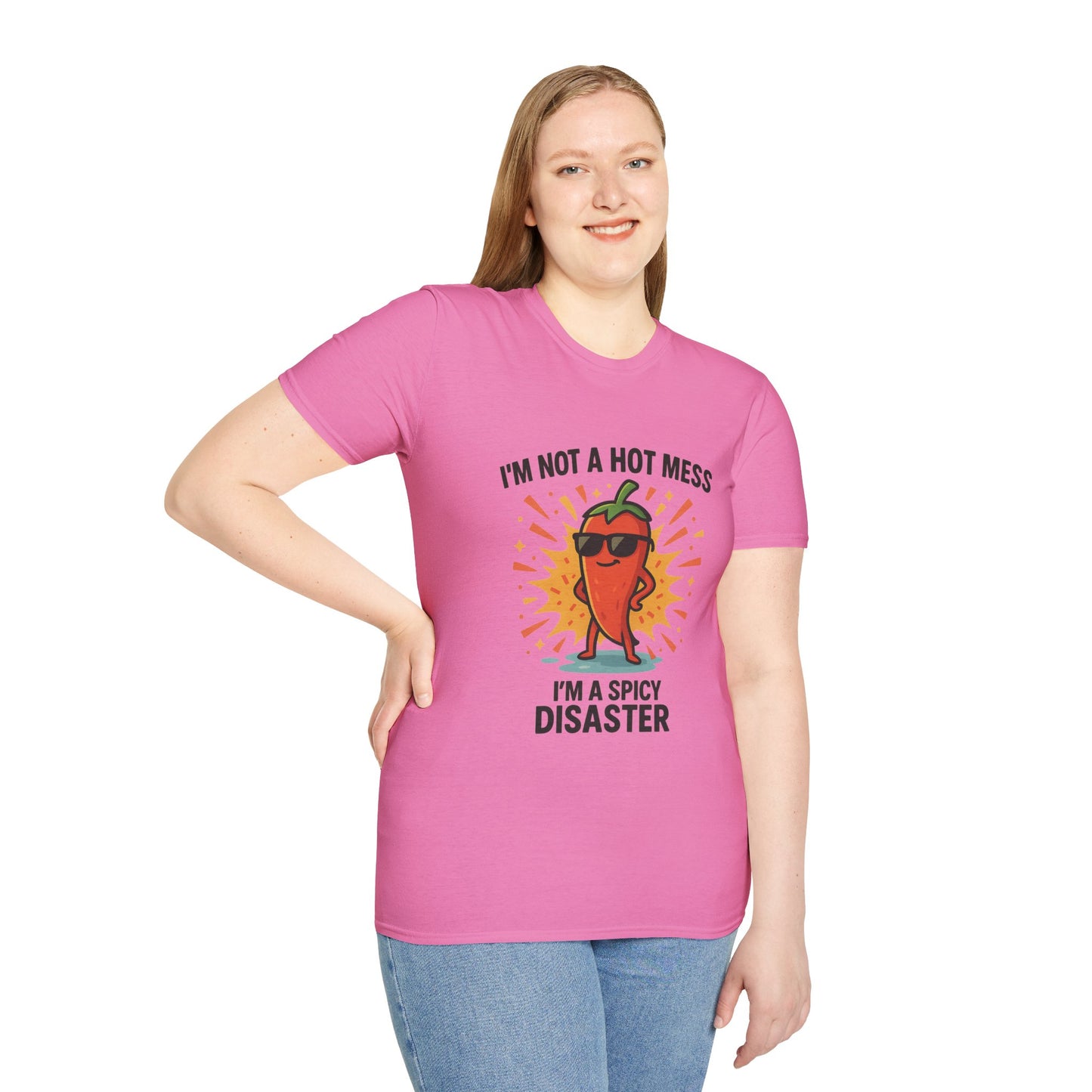 Spicy Disaster T-Shirt - Funny Unisex Tee, Gift for Friends, Casual Wear, Humorous Apparel, Birthday Gift, Summer Vibes