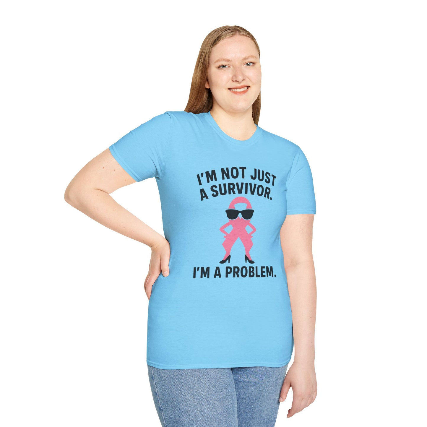 Not Just a Survivor | I'm a Problem | Breast Cancer Attitude Tee
