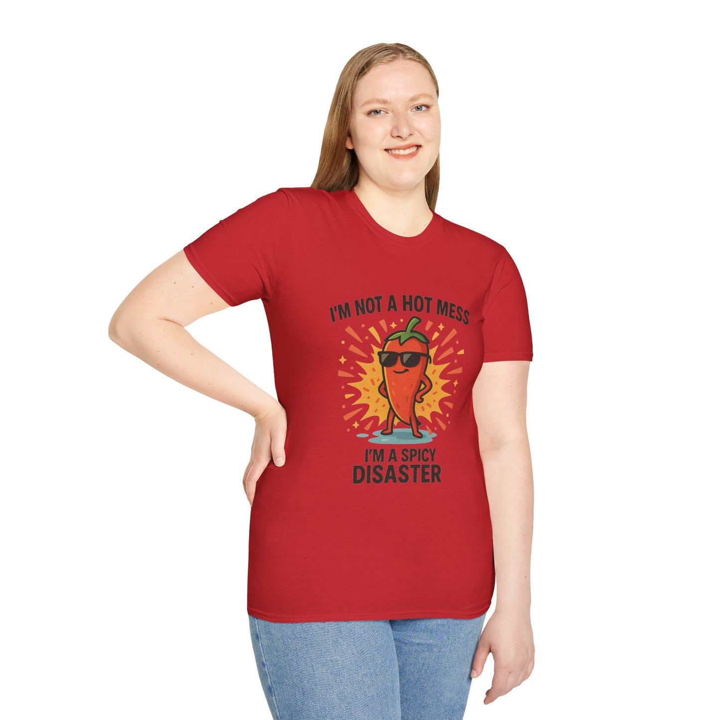Spicy Disaster T-Shirt - Funny Unisex Tee, Gift for Friends, Casual Wear, Humorous Apparel, Birthday Gift, Summer Vibes