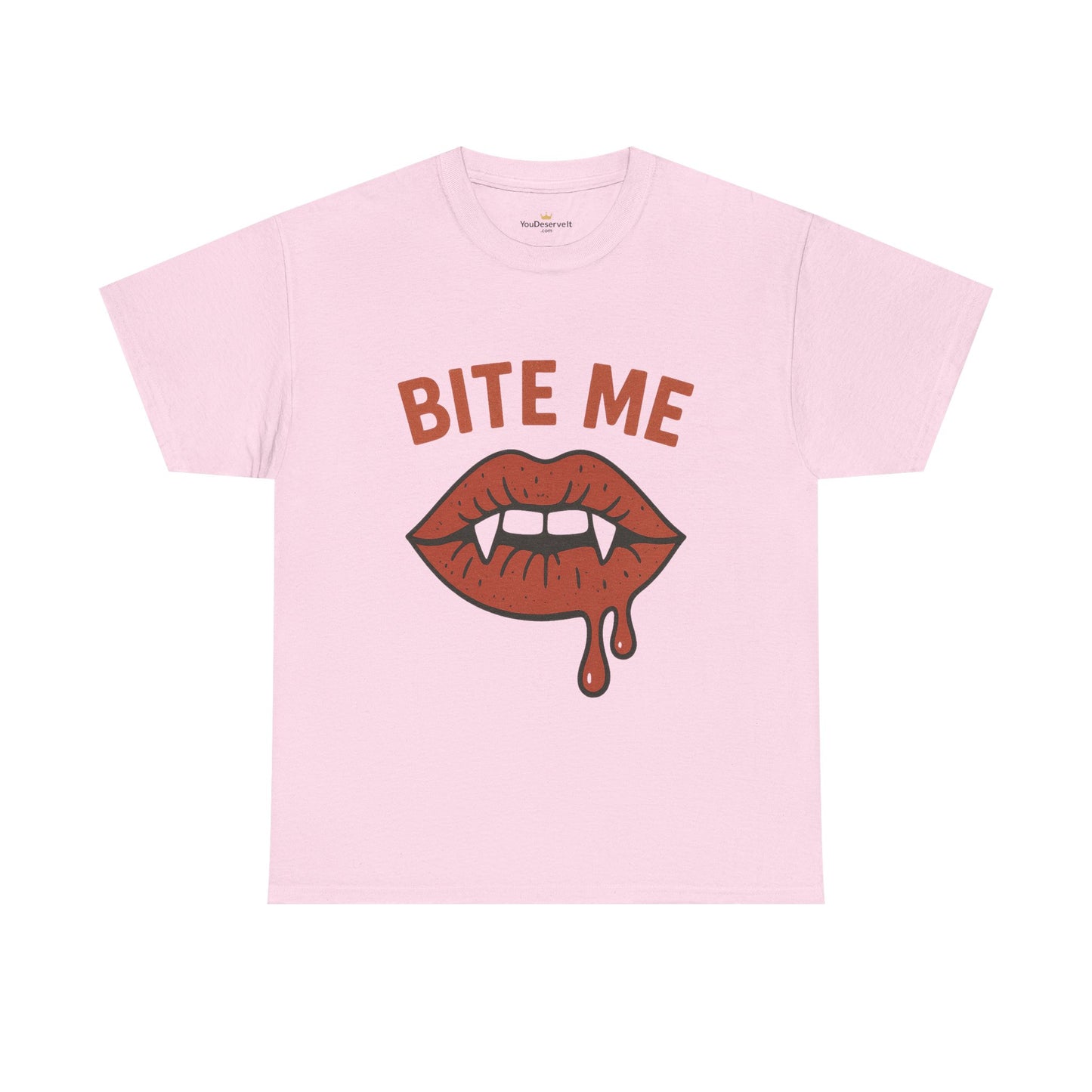 Bite Me Graphic Tee | Unisex Cotton Shirt, Halloween Apparel, Funny T-Shirt, Gothic Style, Trendy Graphic Tee
