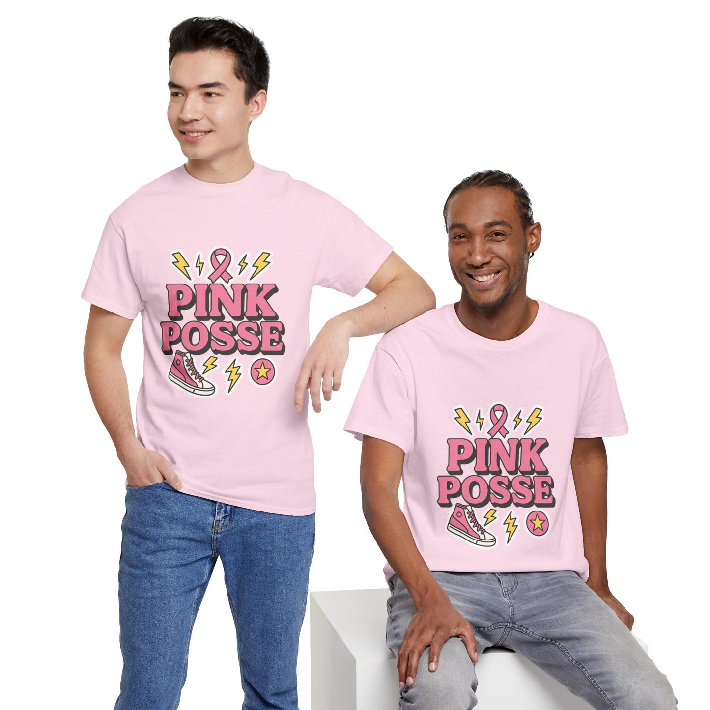 Pink Posse | Retro Breast Cancer Awareness Tee