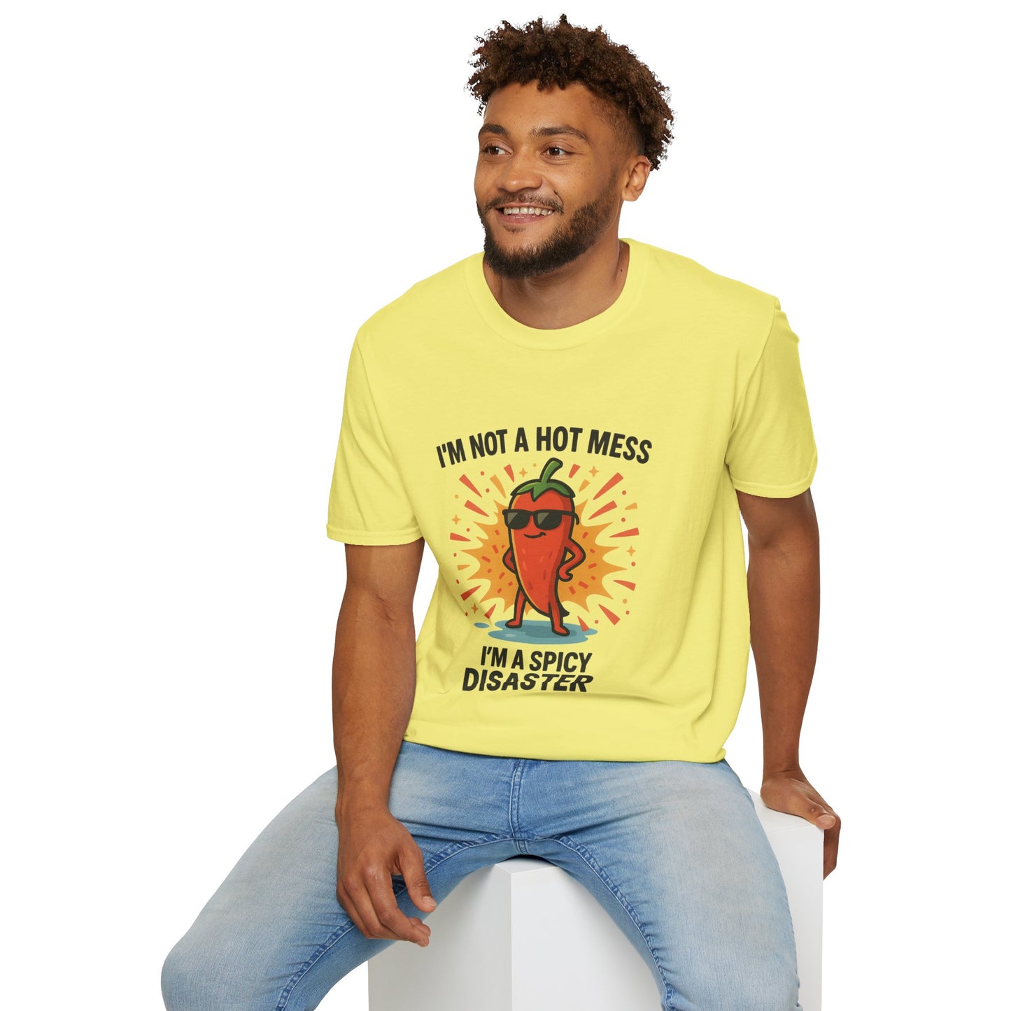 Spicy Disaster T-Shirt - Funny Unisex Tee, Gift for Friends, Casual Wear, Humorous Apparel, Birthday Gift, Summer Vibes