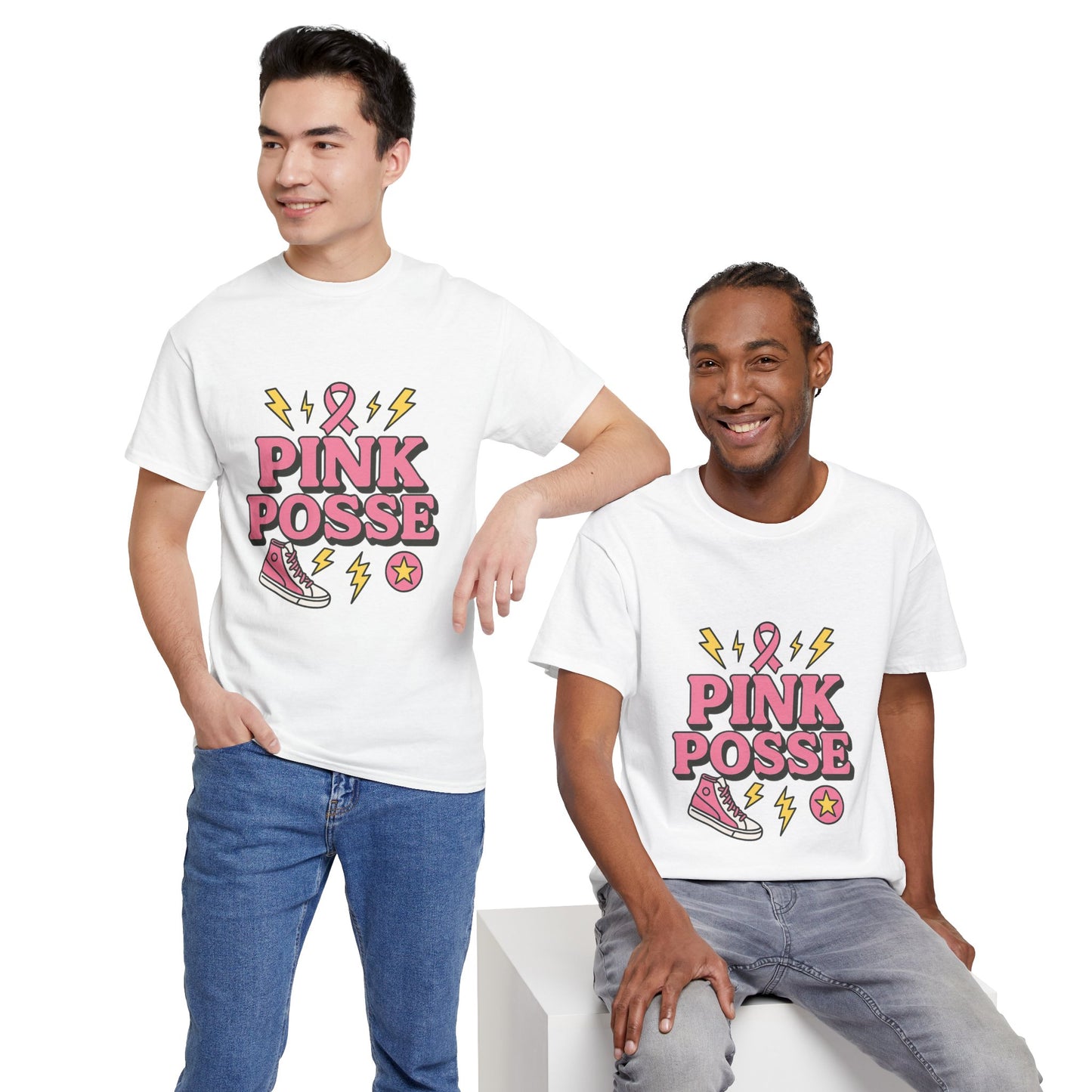 Pink Posse | Retro Breast Cancer Awareness Tee
