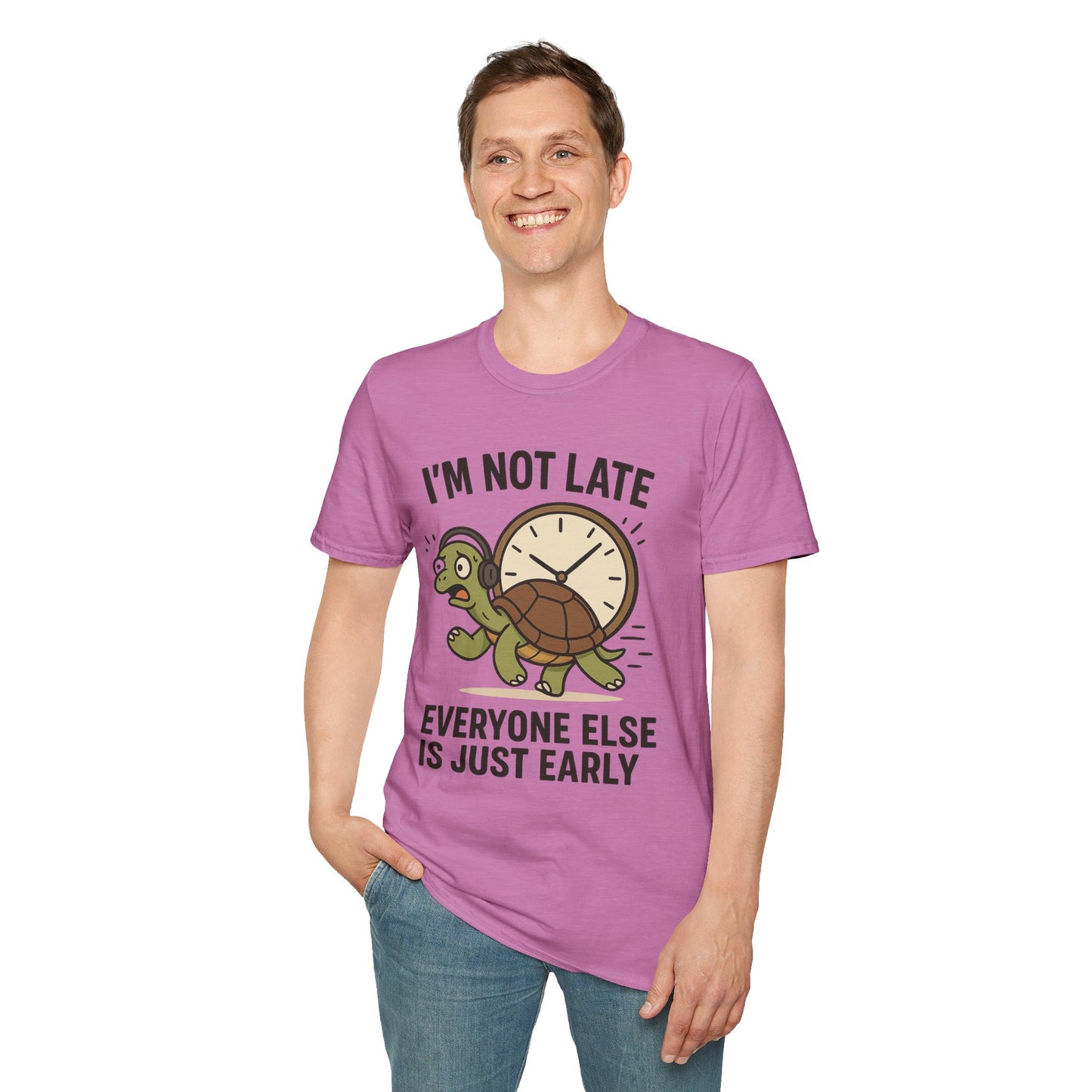Funny Turtle T-Shirt, Humorous Gift for Friends, Unisex Graphic Tee, Birthday Present, Casual Wear, Animal Lover Shirt